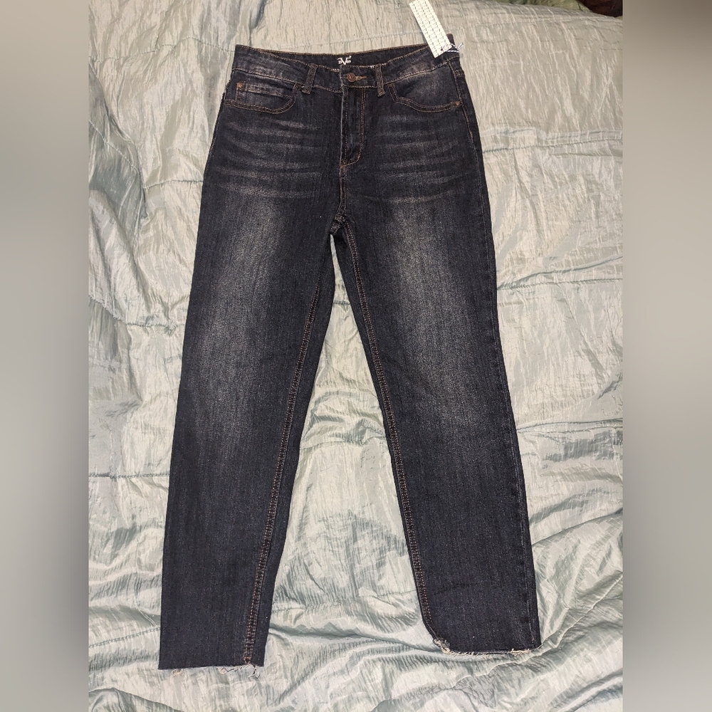 V-1969 Italia Dark Blue Tapered Leg jeans 6 new